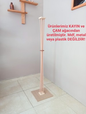 Balsa Dekor Ahşap Lambader