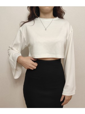 Aroka Moda Ispanyol Kol Crop