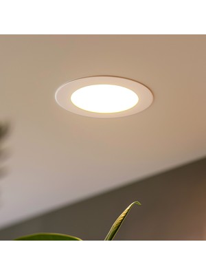 Maxled MX-1006N - 12W 4000K Ilık Beyaz Beyaz Kasa Sıva Altı Yuvarlak LED Panel