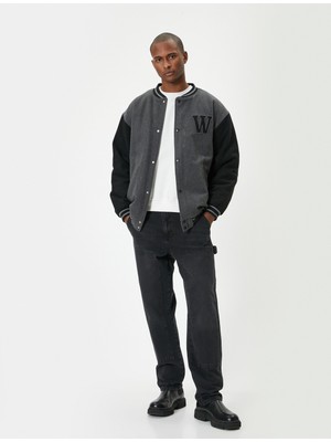 Koton Bol Kot Pantolon Cep Detaylı Düğmeli