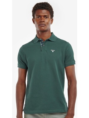 Barbour Tartan Pique Polo Yaka GN89 Green Gables