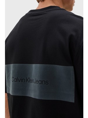 Calvin Klein Pamuklu Oversize T Shirt J30J325691BEH Erkek T Shirt J30J325691 Beh