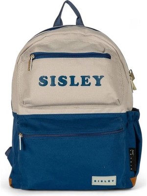 Sisley  Gri/lacivert Unisex Sırt Çantası Sisley 12910