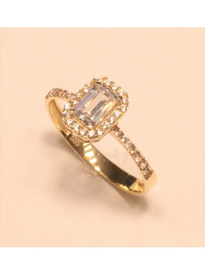 Güler Kuyumculuk Altın Baget Taşlı Yüzük
