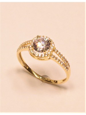 Güler Kuyumculuk Altın Tek Taş Yüzük