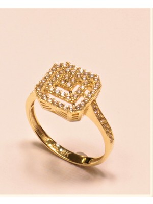 Güler Kuyumculuk Altın Baget Taşlı Yüzük