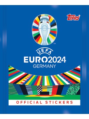 Topps Euro 2024 / Stıcker Tam Kutu - Full Kutu - 300 Adet Stıcker