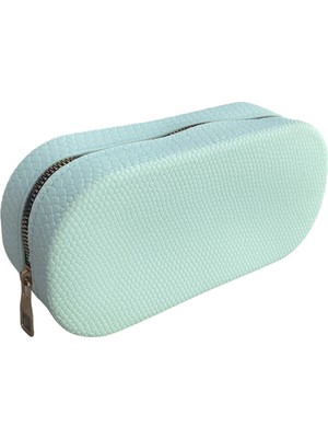 Avega VG-006 Timsah Deri Silikon Kokulu Kalem Çantası – Su Yeşili