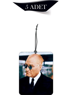 By Meyla Bymeyla Atatürk Temalı 5'li Oto Kokusu ve Oto Aksesuarı