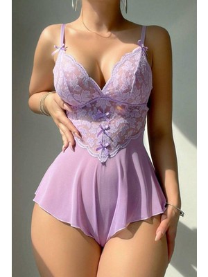 Ynt Lila Serenity Tül Babydoll 15101