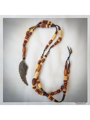 Z Jewelry Art Vınga - El Yapımı Etnik Otantik Bohem Kadın Erkek Kolye - ZJA-K-0211