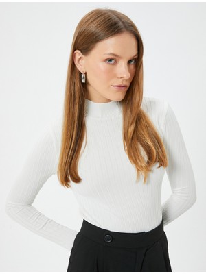 Koton Balıkçı Yaka Triko Kazak Uzun Kollu Slim Fit