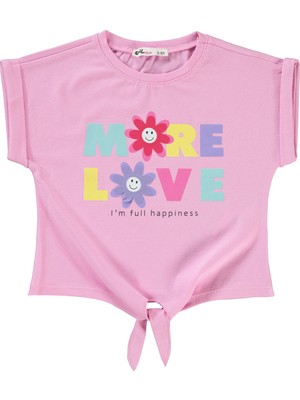 Civil Girls Kız Çocuk Tişört 2-5 Yaş Fondan Pembe