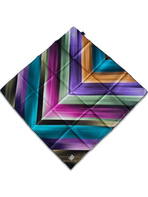 Levidor Tivil Ipek Eşarp 35056 Pembe Karışık Desen