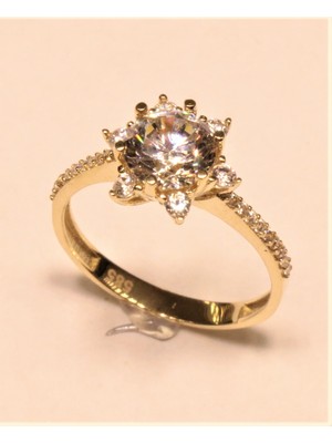 Güler Kuyumculuk Altın Tek Taş Yüzük