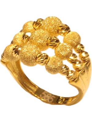 Güler Kuyumculuk 14 Ayar Altın Dorika Toplu Yüzük