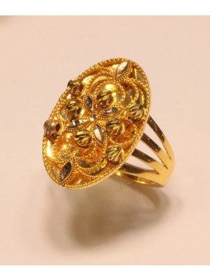 Güler Kuyumculuk 14 Ayar Altın Taşsız  Dorika Toplu Yüzük