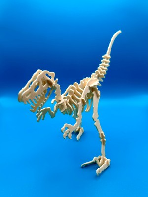RdgTech  3 Boyutlu Dinozor Yapboz Seti Velociraptor Iskeleti Puzzle Jurassic Park