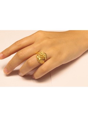 Güler Kuyumculuk 14 Ayar Altın Taşsız  Dorika Toplu Yüzük