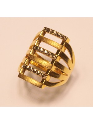 Güler Kuyumculuk 14 Ayar Altın Kaburga Model Yüzük