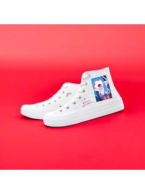 Amazoon Desing Anime Güzel Kız Baskılı Sneaker Çocuk Spor Ayakkabı