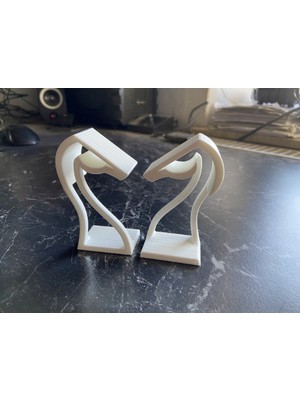 BYD3D Tekno 2'li Saat Standı, Şık Tasarım Saat Standı