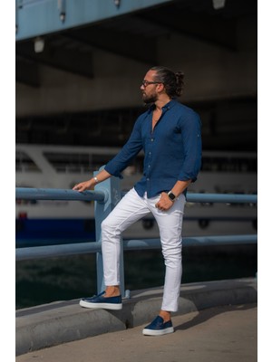 Sardınelli Erkek Slim Fit Kot Pantolon