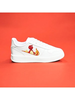 Amazoon Desing Red Naykito Poke Baskılı Sneaker Çocuk Spor Ayakkabı