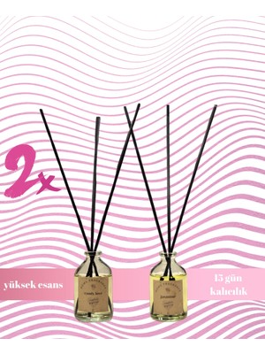 Miss Lina 2'li Yasemin Oda Kokusu,şeker Aşkı Oda Kokusu 2x 50ML