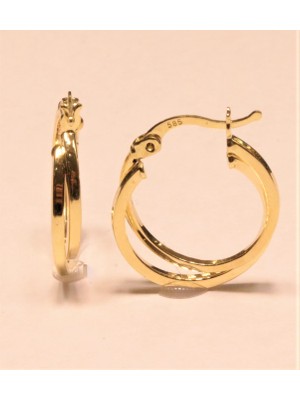 Güler Kuyumculuk 14 Ayar Altın Halka Küpe