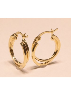 Güler Kuyumculuk 14 Ayar Altın Halka Küpe