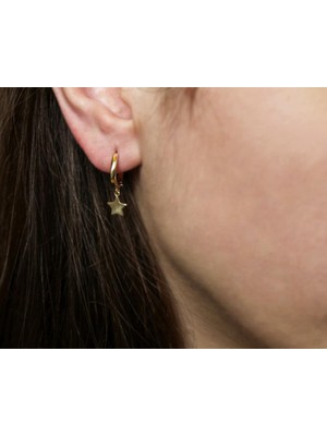 Güler Kuyumculuk Yıldız Sallantılı Küpe