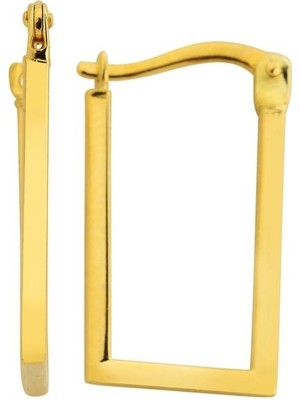 Güler Kuyumculuk Dikdörtgen Küpe