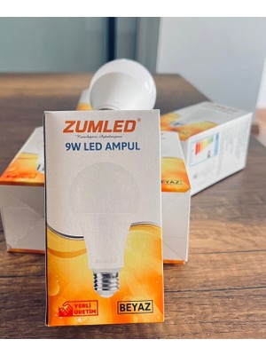 Zumled 9W Beyaz LED Ampul