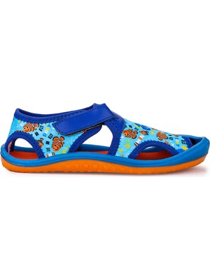 Kiko Kids Aqua Erkek/kız Çocuk Sandalet Panduf Ayakkabı 2001 Animal Mavi