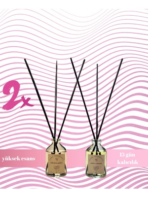 Miss Lina 2'li Bebek Pudrası,amber Romantik Oda Kokusu 2x 50ML
