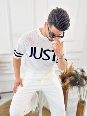 Elku Moda T-Shirt Nefes Alabilen Terletmez Pamuklu Fileli Tişört Oversize Tshirt Sıfır Kol Tişört