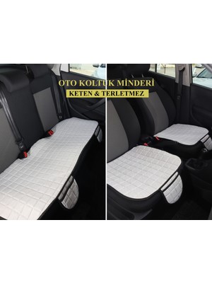 Mısırlı Grup Lüx Soft Cepli Ortopedik Kadife Dokulu Şöför Koltuk Sırt Dayamalı ve Alt Minder Seti ( N0:1) -Beyaz