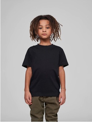 Çocukça Giy Çocukçagiy Düz Renk Basic Unisex Çocuk T-Shirt