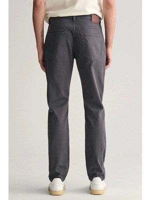 Gant Erkek Gri Slim Fit Jean