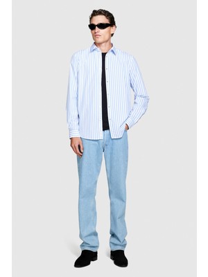 Sisley %100 Koton Slim Fit Gömlek Erkek Renkli Gömlek - 323A5B8SSQ02F