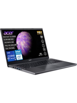 Acer Aspire I5-12450H 16GB 512GB SSD Fdos 15.6" IPS (1920X1080) Taşınabilir Bilgisayar NX.KN4EY.002