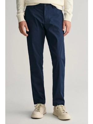 Gant Erkek Lacivert Pantolon Slim Fit