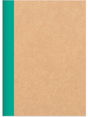 Keskin Color Çizgili Stickerli Kraft Kapak Defter Mavi 18,5*26 50 Yp.