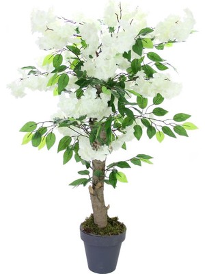 Yapay Beyaz Bahar Dalı Ağacı 110 cm