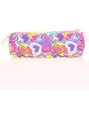 Kaukko Kids 3 Bölmeli Kalem Çantası Evolution Heart L8191
