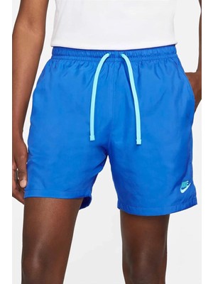 Nike Sportswear Woven Flow Shorts Blue Unisex Günlük ve Deniz Şortu Mavi