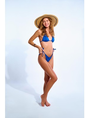 Losjo Kadın Lacivert Üçgen Kesim Bikini SS12