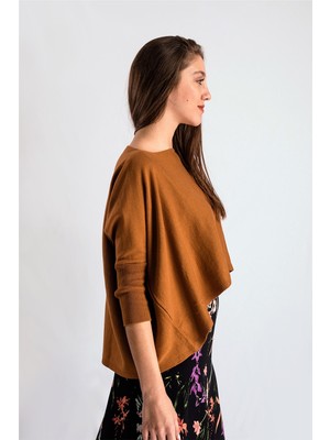 Gils Butik Karamel Crop Panço