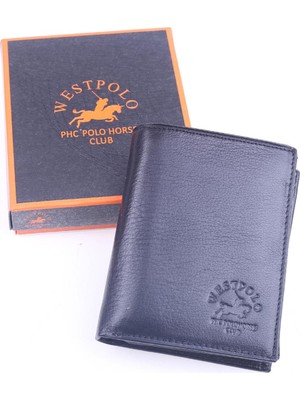 West Polo 02 Erkek Hakiki Deri Kartlık & Cüzdan